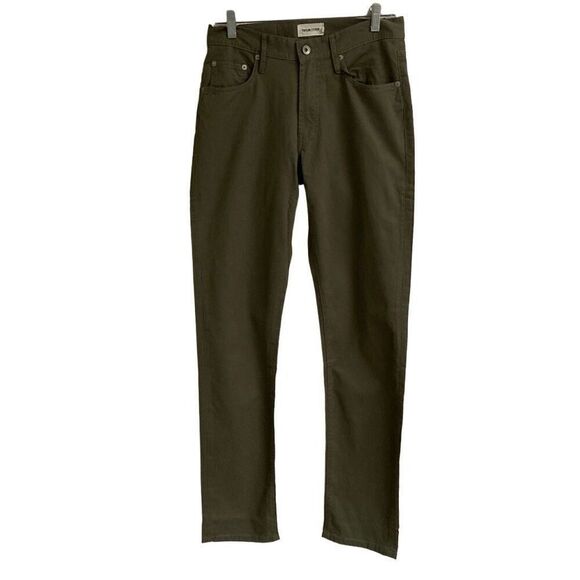 Taylor Stitch The Democratic All Day Pant Mens 29 In Olive Green Bedford Cord - Picture 1 of 16